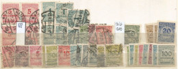 Germany WEIMAR - INFLA  Era - "MILLIONEN" - Small Lot Used Pcs Incl. HV 30ML And 5ML In BL4 + ZIG-ZAG - Sonstige & Ohne Zuordnung