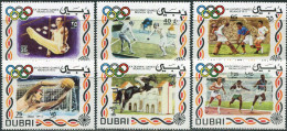 Dubai 1972. Mi.#410/15 MNH/Luxe. Sport. Summer OG, Munich-72. (Ts56) - Dubai