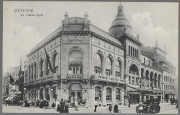 CPA CARTE POSTALE BELGIQUE OSTENDE LE THEATRE ROYAL 1908 - Other & Unclassified