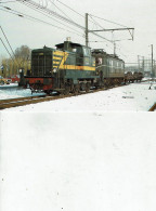 BELGIQUE SNCB-NMBS /LOCALITE SCHAARBEEK LOCOMOTIVE DIESEL HYDRAULIQUE DE MANOEUVRE C SERIE 80/TR24 - Treni