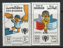 Bahrain 1979 International Year Of The Child Set Of 2, Used, SG 256/7 (F) - Bahrain (1965-...)