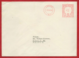 -- LETTRE De 1958 / GREAT BRITAIN / De LONDRES Pour PARIS -- - Maschinenstempel (EMA)