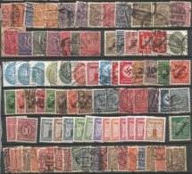 Germany Weimar + Reich Service Stamps Dienstmarke - Lot Of Maily Used Stamps Incl. Overprinted ( Some Mint Inckl.) - Service