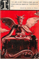 CPA Diable Krampus Non Circulé Satan Devil Dos Non Séparé - Fairy Tales, Popular Stories & Legends