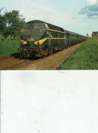 BELGIQUE SNCB-NMBS /LOCALITE TOLLEMBEEK REGION ENGHIEN LOCOMOTIVE DIESEL ELECTRIQUE BB SERIE 62/63/TR25 - Trains