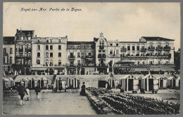 CPA CARTE POSTALE BELGIQUE HEYST-SUR-MER  PARTIE DE LA DIGUE 1909 - Other & Unclassified