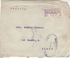 COLOMBIA 1910 R - LETTER SENT FROM BARRANQUILA TO PARIS /PART OF COVER/ - Colombie