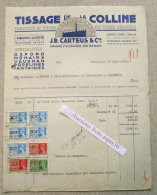 Tissage De La Colline J.B.Carteus & Cie, Chaussée D'Audenarde Renaix Ronse 1940 - 1900 – 1949