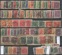 Germany WEIMAR 1921 Lutschtabletten Post Horn - Small Study Lot Of Mainly Used Pcs Incl. PERFIN - Used Stamps