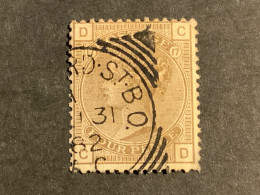 1887 Queen Victoria 4d Grey Brown Used Wmk Imp Crown (S 957) - Oblitérés