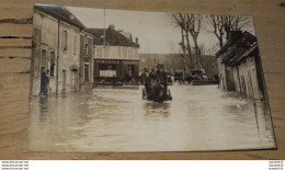 Carte Photo De SOUPPES SUR LOING, Inondations  ............. 8333 - Souppes Sur Loing