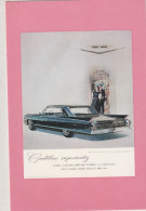 CADILLAC FLEETWOOD ( Carte Publicitaire De 1960 ) - Passenger Cars