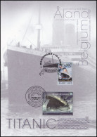 4228/29° CS/HK - Titanic - Émission Commune Avec Åland / Gemeenschappelijke Uitgifte Met Åland - Souvenir Cards - Joint Issues [HK]