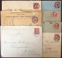 Belgique Lot De 7 Enveloppes - (B3837) - Sonstige & Ohne Zuordnung