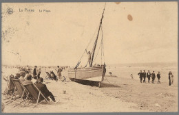 CPA CARTE POSTALE BELGIQUE LA PANNE LA PLAGE 1924 - Sonstige & Ohne Zuordnung