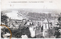 94 Val De Marne VILLENEUVE ST GEORGES Vue Panoramique Sur La Seine - Villeneuve Saint Georges