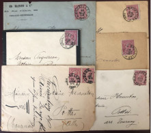 Belgique Lot De 6 Enveloppes - (B3840) - Andere & Zonder Classificatie