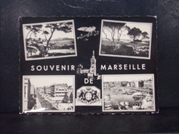 455 . MARSEILLE . SOUVENIR DE . MULTIVUES . OBLITEREE 1954 - Non Classés
