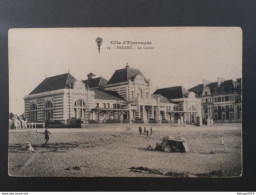 POSTCARD FRANCIA 1920 Cote D'Emeraude, Parame - Le Casino Et Le Grand Hotel G.F. - Haute-Normandie