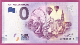 0-Euro XEMM 03 2019 125. KIELER WOCHE - BALLONE - SEGELREGATTA - Privatentwürfe