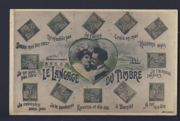 The Language Of The Stamp / Le Langage Du Timbre - 1906 FRANCE - Timbres (représentations)