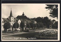 AK Frauenstein /Erzgeb., Marktplatz Mit Kirche  - Frauenstein (Erzgeb.)