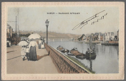 CPA CARTE POSTALE BELGIQUE NAMUR BOULEVARD AD' AQUAM 1910 - Other & Unclassified