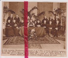 Utrecht - Inzegening Muziekschool St Cecilia - Orig. Knipsel Coupure Tijdschrift Magazine - 1925 - Sin Clasificación