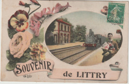 Calvados : LITTRY , Souvenir  Du Train - Otros & Sin Clasificación