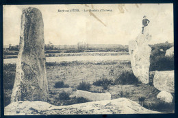 Cpa Du 56  Environs D' Etel , Les Menhirs D' Erdeven   STEP159 - Erdeven