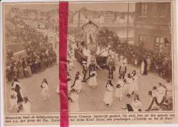 Maastricht - Viering Heiligverklaring Petrus Canisius - Orig. Knipsel Coupure Tijdschrift Magazine - 1925 - Sin Clasificación