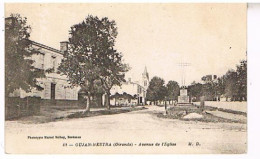 33   GUJAN MESTRA AVENUE DE L EGLISE 1931 - Gujan-Mestras