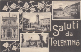 Marche  -  Macerata   -  Tolentino  -  Saluti Da Tolentino  -  4 Vedute   - F. Piccolo  -  Viagg  -  Molto Bella - Other & Unclassified