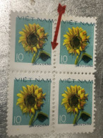 VIET NAM Stamps PRINT ERROR Block 4-1978-(10XU-no331 Tem In Lõi- LET KHUNG-)4-STAMPS-vyre Rare - Viêt-Nam