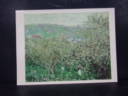 466 . CLAUDE MONET . VETHEUIL . LES PRUNIERS EN FLEURS - Peintures & Tableaux