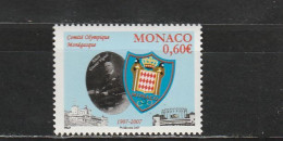 Monaco YT 2590 ** : Comité Olympique , Armoiries - 2007 - Nuevos