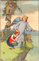 Carte  -     Enfants , Anges  , Créche             AQ1042 - Scènes & Paysages