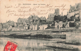 FRANCE - Nevers - Quai De Loire  - Vue Sur La Ville - Carte Postale Ancienne - Nevers