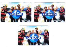 3 X MOBICARTE 15€ Sur Le Film LE RAID De 2003 - Mobicartes (recharges)