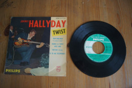 JOHNNY HALLYDAY WAP DOU WAP EP 1961  VARIANTE LANGUETTE - 45 Rpm - Maxi-Single