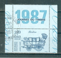 FRANCE - N°2469 Oblitéré - Journée Du Timbre Provenant De Carnet.. - Stamp's Day