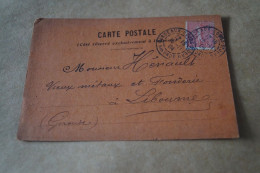 Bel Envoi,Fabrique De Tuyaux,1904,sur Carte Postale,voir état Sur Photos,pour Collection,collector - Lettres & Documents