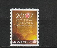 Monaco YT 2595 ** : Télévision - 2007 - Nuevos