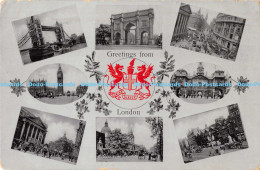 R176947 Greetings From London. The London View. 1906. Multi View - Wereld