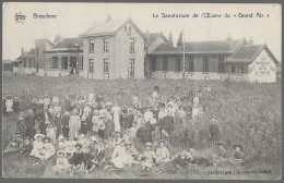 CPA CARTE POSTALE BELGIQUE BREEDENE LE SANATORIUM DE L' OEUVRE DU" GRAND AIR " 1908 - Sonstige & Ohne Zuordnung