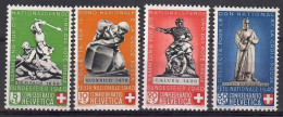 Switzerland 1940 Mi 364-367 MNH  (ZE1 SWT364-367) - Militaria