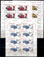 MONACO 2000 CARS SET OF 3 MINI SHEET MI No 2528-30 MNH VF!! - Blocs