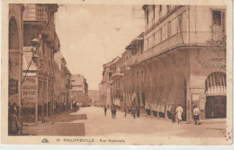 Algérie : PHILIPPEVILLE  : Rue Nationale - Skikda (Philippeville)