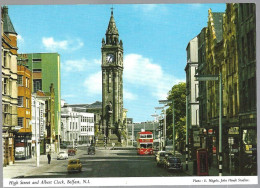 PC 2NI/23 J.Hinde - High Street And Albert Clock, Belfast,N.I. Unused - Belfast