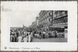 CPA CARTE POSTALE BELGIQUE BLANKENBERGHE L' ANIMATION SUR LA DIGUE 1946 - Other & Unclassified